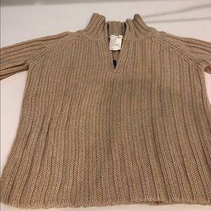 Bonpoint Boys knit tan sweater